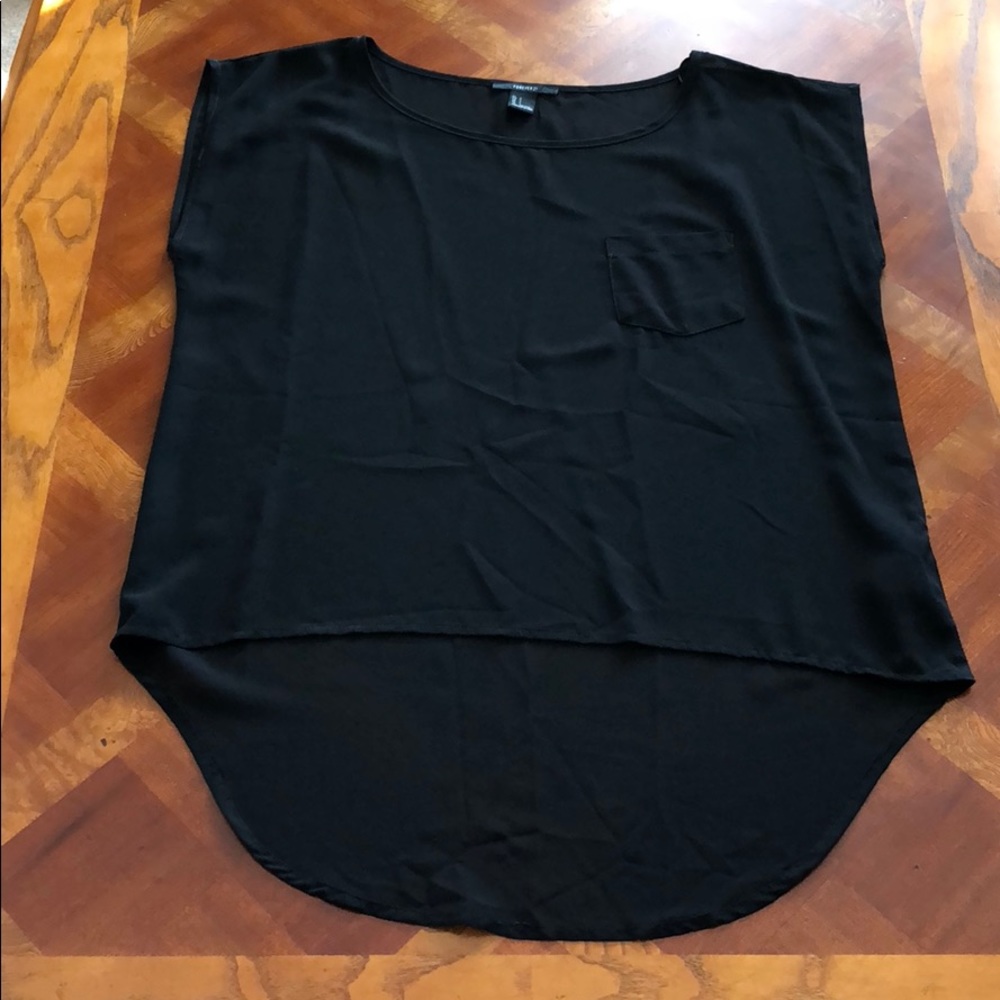 Forever 21 - Black sheer top - Size S